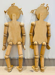 Pair of Vintage Italian Children's Wooden Mannequin