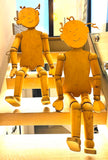 Pair of Vintage Italian Children's Wooden Mannequin
