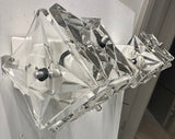 Pair of 1960s German Kinkeldey Prism Crystal Wall Lights
