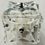 Pair of 1960s German Kinkeldey Prism Crystal Wall Lights