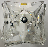 Pair of 1960s German Kinkeldey Prism Crystal Wall Lights