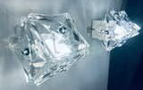 Pair of 1960s German Kinkeldey Prism Crystal Wall Lights