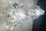Pair of 1960s German Kinkeldey Prism Crystal Wall Lights
