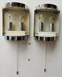 Pair of 1960s German Doria Leuchten Wall Light