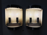Pair of 1960s German Doria Leuchten Wall Light