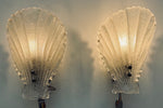 Pair of 1960s Sölken Leuchten Seashell Wall Sconces