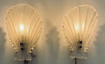 Pair of 1960s Sölken Leuchten Seashell Wall Sconces