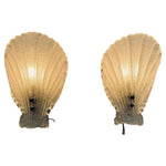 Pair of 1960s Sölken Leuchten Seashell Wall Sconces