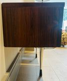 Pair of 1960s Danish Rosewood & Chrome Wall Hung Bedside Tables