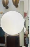 Pair of 1960s German Kaiser Leuchten Opaline Globe Wall Lights