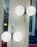 Pair of 1960s German Kaiser Leuchten Opaline Globe Wall Lights