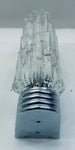 Pair of 1970s German Hoffmeister Iceberg Glass Torch Wall Lights