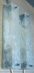 Pair of 1970s German Kaiser Leuchten Frosted White Wall Lights