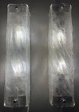 Pair of 1970s German Kaiser Leuchten Frosted White Wall Lights