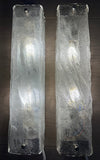 Pair of 1970s German Kaiser Leuchten Frosted White Wall Lights