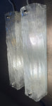 Pair of 1970s German Kaiser Leuchten Frosted White Wall Lights