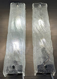 Pair of 1970s German Kaiser Leuchten Frosted White Wall Lights
