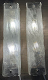 Pair of 1970s German Kaiser Leuchten Frosted White Wall Lights