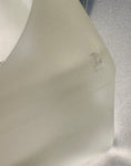 Pair of 1970s German Putzler Frosted Cubed Glass Table Lamps