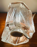 Pair of 1970s German Peill & Putzler Glacier Glass Table Lamps