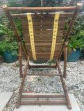 Pair of 1980s Italian Bamboo Deck Chairs or Sun Loungers