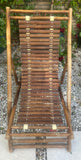 Pair of 1980s Italian Bamboo Deck Chairs or Sun Loungers