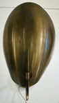 Pair of Contemporary Brass "Beetle" Wall Sconce Uplighters