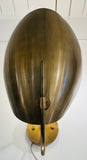 Pair of Contemporary Brass "Beetle" Wall Sconce Uplighters