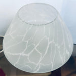 Pair of 1970s German Frosted Glass Mushroom Table Lamps