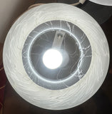 Pair of 1970s German Frosted Glass Mushroom Table Lamps