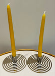 Pair of Swedish Contemporary Chrome Eightmood Candleholders