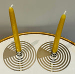 Pair of Swedish Contemporary Chrome Eightmood Candleholders
