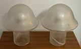 Pair of 1970s Putzler Grey Mushroom Table Lamps