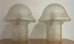 Pair of 1970s Putzler Grey Mushroom Table Lamps