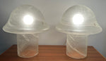 Pair of 1970s Putzler Grey Mushroom Table Lamps