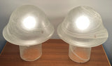 Pair of 1970s Putzler Grey Mushroom Table Lamps
