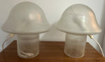 Pair of 1970s Putzler Grey Mushroom Table Lamps