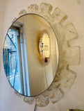 Pair of 1970s German Hillebrand Illuminated Acrylic Wall Mirrors