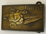 Rare Circa 1970s French Pirelli Salvador Dali Brass Belt Buckle