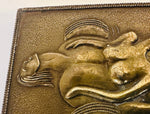 Rare Circa 1970s French Pirelli Salvador Dali Brass Belt Buckle