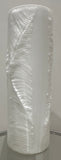 1970s Peill & Putzler White "Feather" Cylindrical Vase