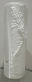 1970s Peill & Putzler White "Feather" Cylindrical Vase