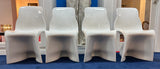 Set of 4 Him & Her Glossy White Chair by Fabio Novembre for Casamania