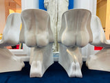 Set of 4 Him & Her Glossy White Chair by Fabio Novembre for Casamania