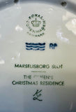 Royal Copenhagen Christmas Plate 1975 - The Queen's Christmas Residence