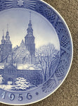 Royal Copenhagen Christmas Plate - Rosenborg Castle 1956