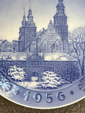 Royal Copenhagen Christmas Plate - Rosenborg Castle 1956
