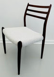 Set of 4 Niels O. Møller Model 78 Rosewood Dining Chairs