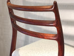 Set of 4 Niels O. Møller Model 78 Rosewood Dining Chairs