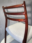 Set of 4 Niels O. Møller Model 78 Rosewood Dining Chairs